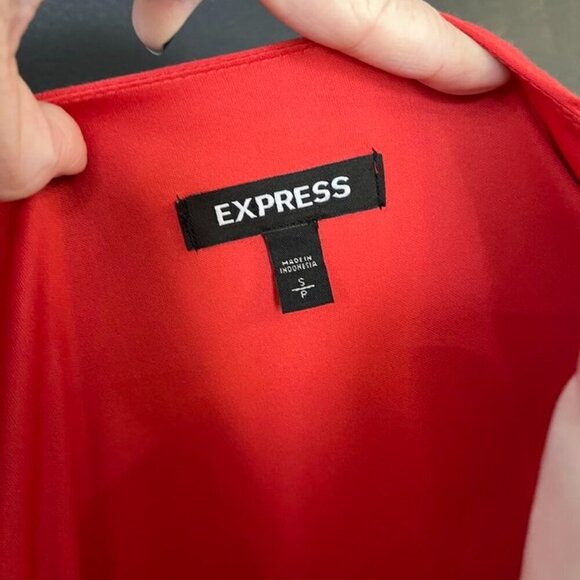 Express Flutter Sleeve Maxi Dress | Coral Pink| Size S Gently Used – Excellent C - Picture 5 of 14